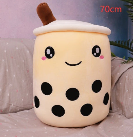 Mignon Fruit Boisson Peluche Rembourré Doux Fraise Lait Thé Peluche Boba Tasse Jouet Coussin Thé aux Perles Cadeau pour Enfants - Ivory Deals Market