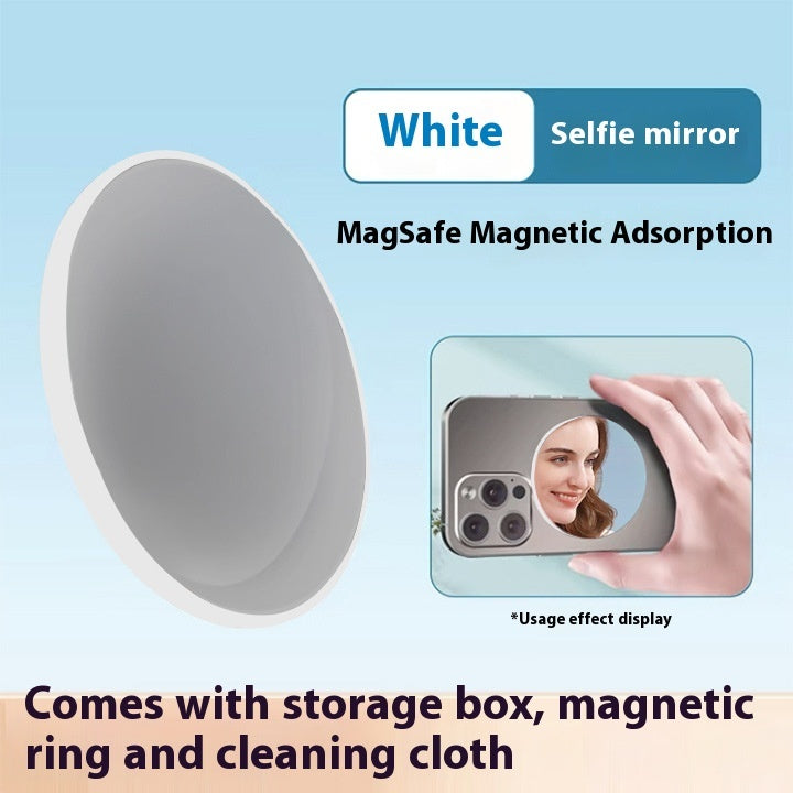 Téléphone portable en alliage d'aluminium arrière miroir auto-tir aspiration magnétique - Ivory Deals Market