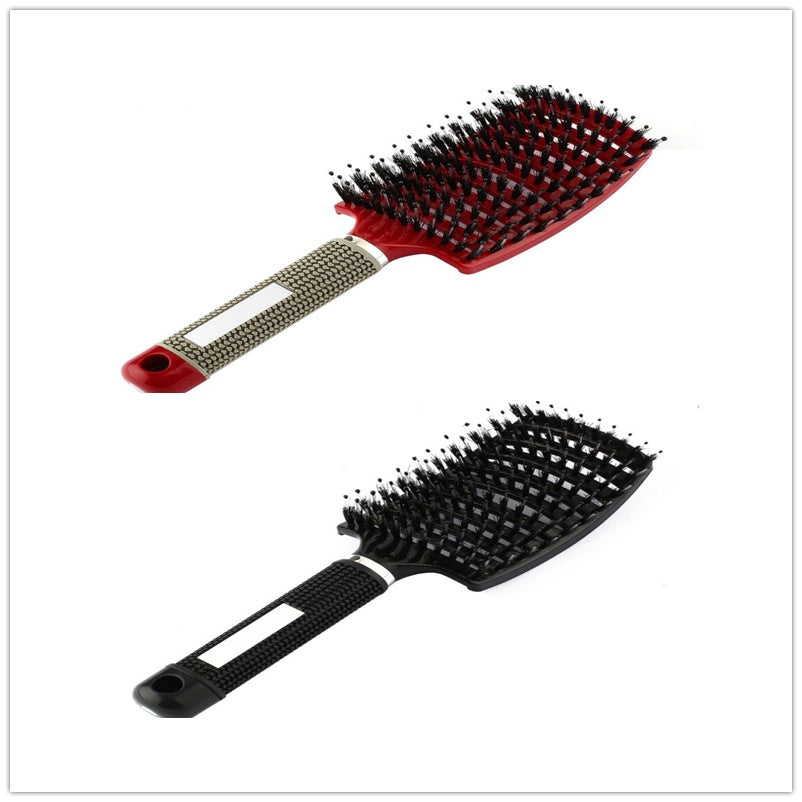 Brosse à cheveux Anti Klit Brushy Haarborstel Femmes Démêlant Brosse à cheveux Poils Nylon Cuir chevelu Massage Teaser Brosse à cheveux Peigne