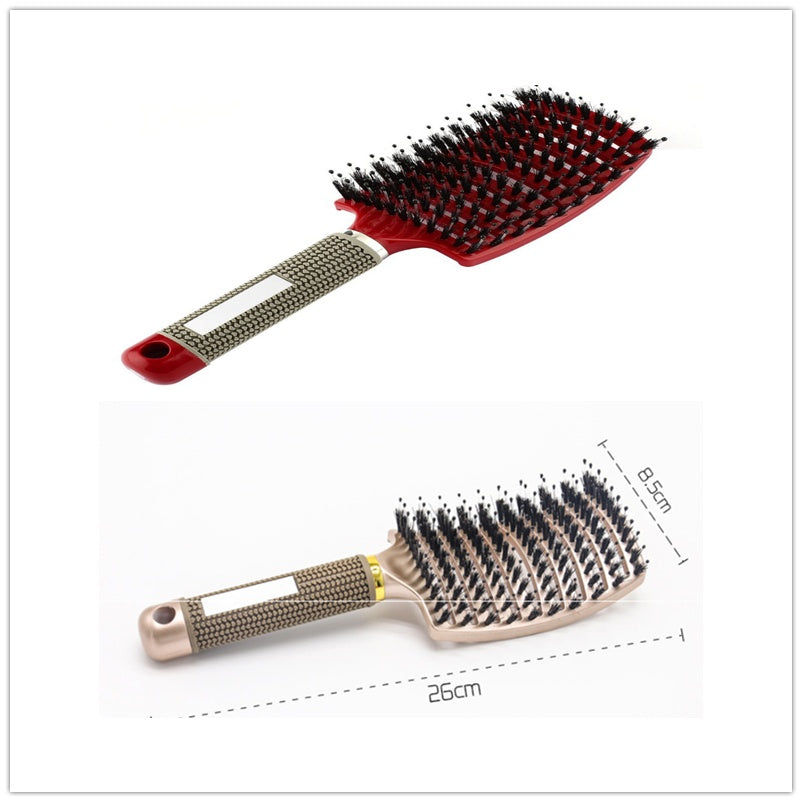 Brosse à cheveux Anti Klit Brushy Haarborstel Femmes Démêlant Brosse à cheveux Poils Nylon Cuir chevelu Massage Teaser Brosse à cheveux Peigne