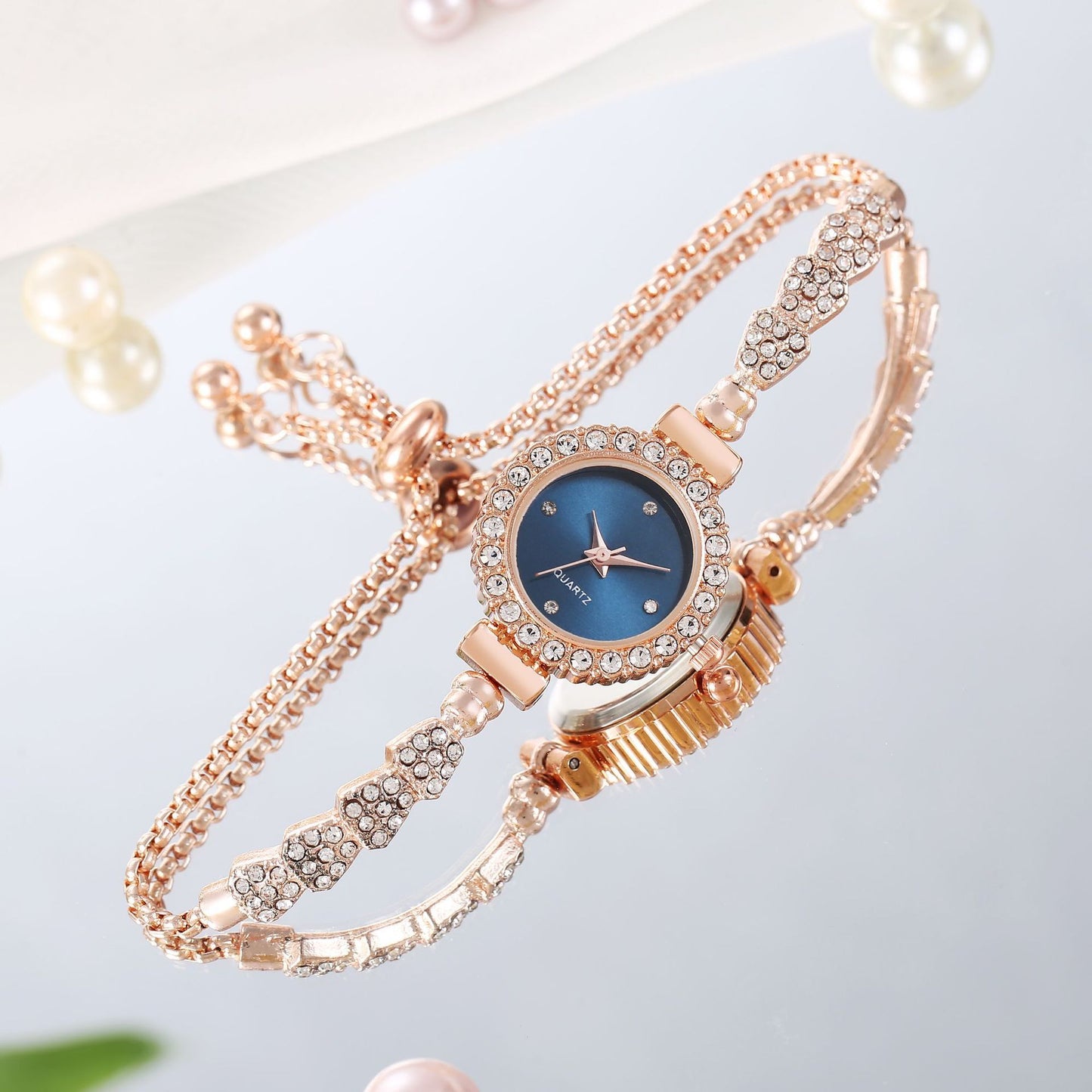 Montre de luxe pour femmes, bracelet fin en or, montre pour femmes à porter au poignet, horloge pour femmes, bijoux de mode.