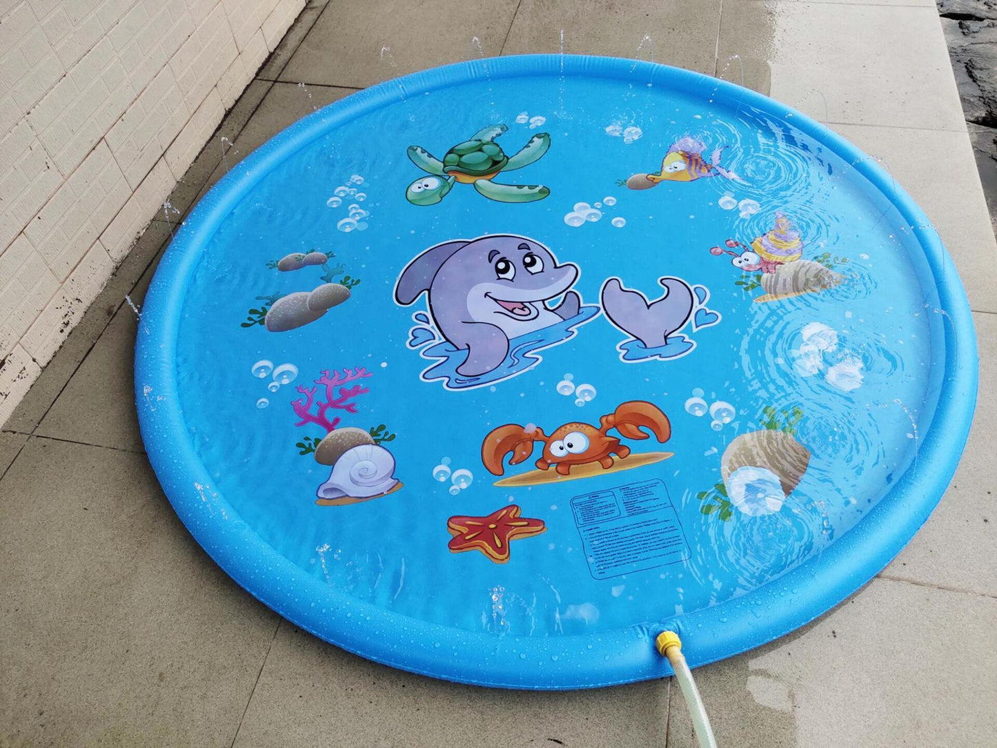 Tapis de piscine durable pour enfants Splash Sprinkle Tapis de jeu