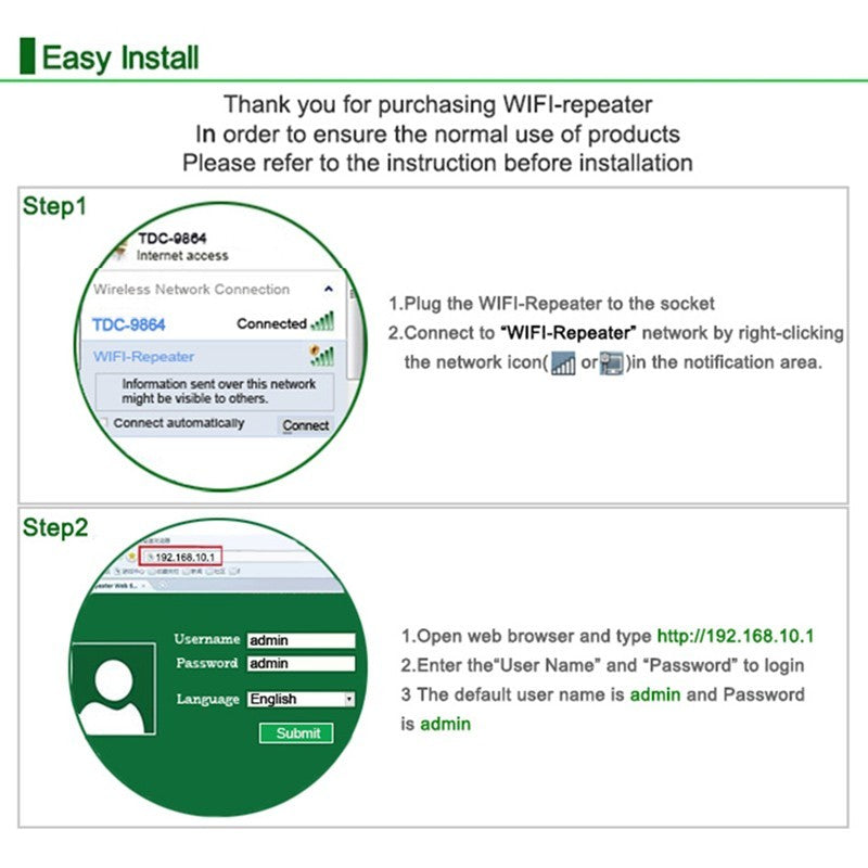 Répéteur Wifi Amplificateur de signal Wifi