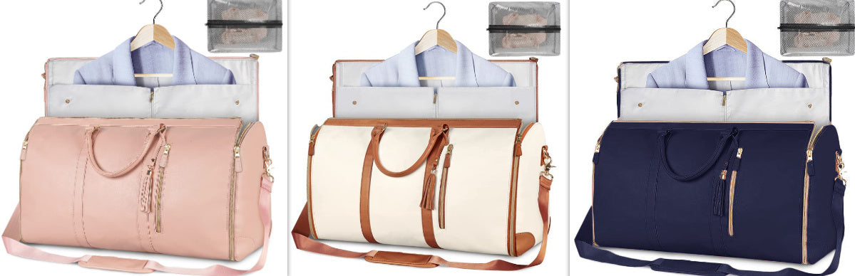 Sac à main de voyage grande capacité sac à main pour femmes, sac de costume pliant | fourre-tout imperméable - Ivory Deals Market