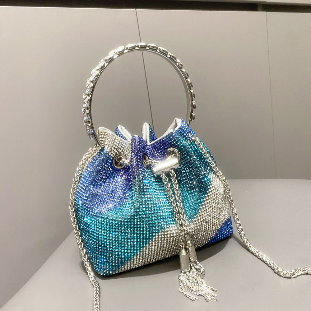 Sac à main brillant en diamant européen et américain pour femmes