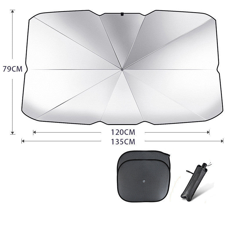 Parasol de protection UV pour pare-brise de voiture pliable, isolant thermique, couverture de fenêtre avant automatique, accessoire d'été pour l'intérieur