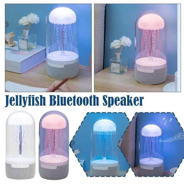 3 en 1 Créatif Coloré méduse Lampe Bluetooth Haut - parleur Ellyfish Haut - parleur Avec Lumières Pour Le Bureau À Domicile - Ivory Deals Market