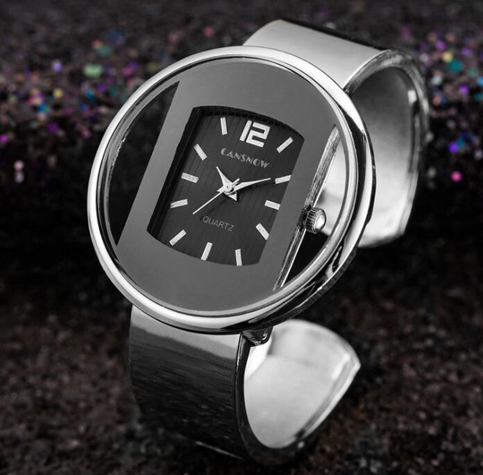 Montres pour femmes, nouvelle marque de luxe, montre-bracelet, cadran en or et argent, montre de soirée pour dames, horloge à quartz.