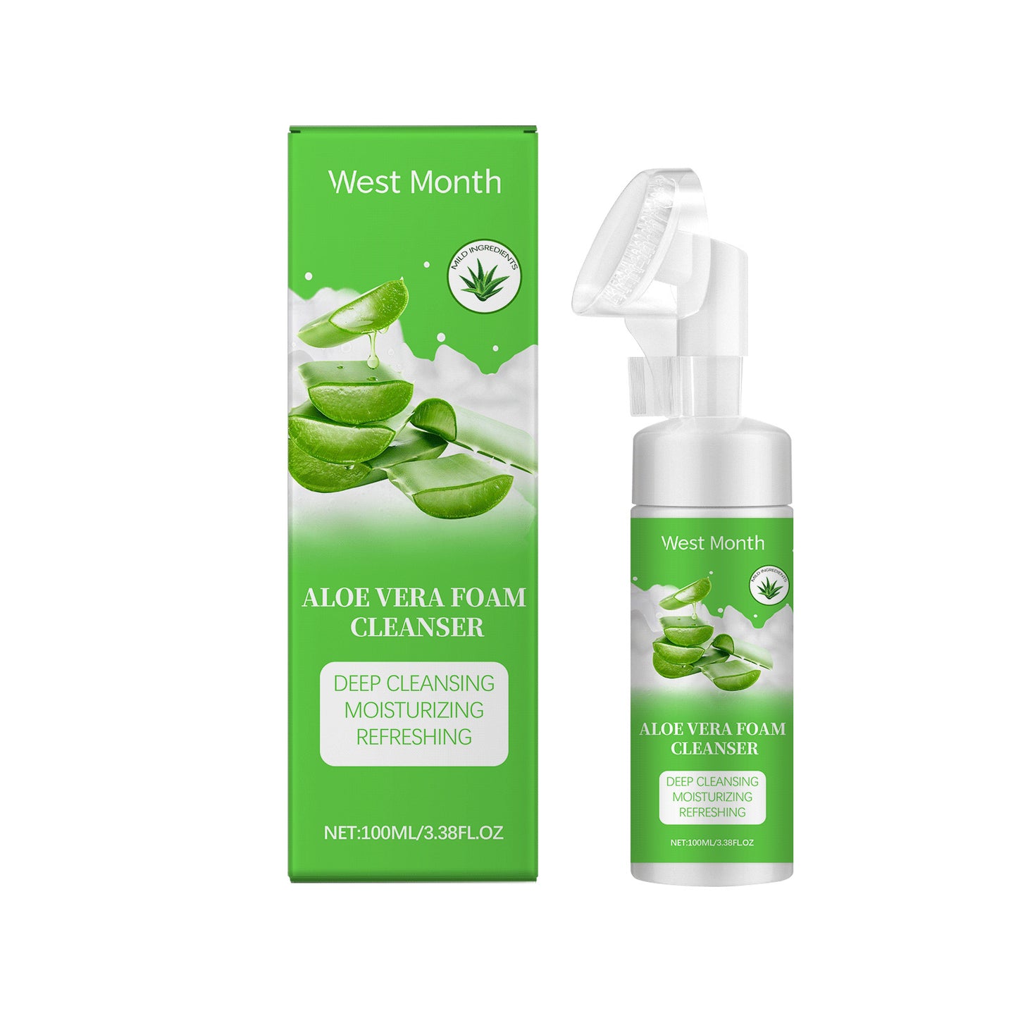 Nettoyant pour le visage en mousse de vitamine C