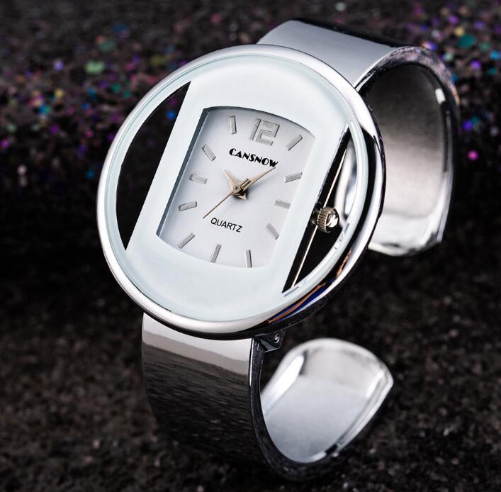 Montres pour femmes, nouvelle marque de luxe, montre-bracelet, cadran en or et argent, montre de soirée pour dames, horloge à quartz.