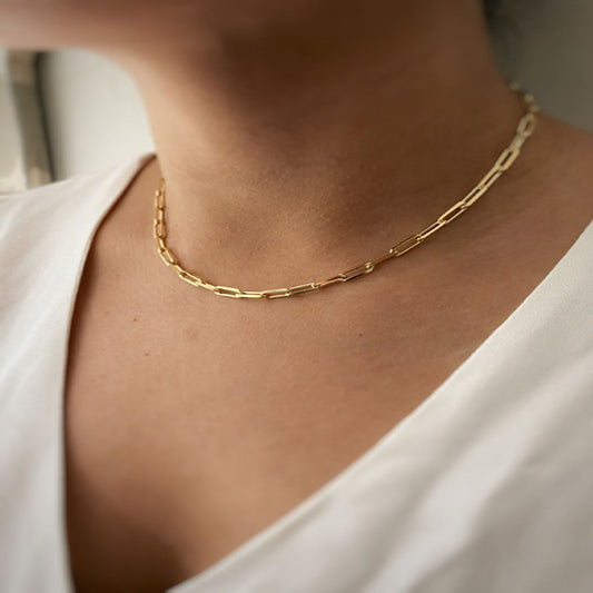 Collier pour femmes à une couche, simple, créatif, personnalité.