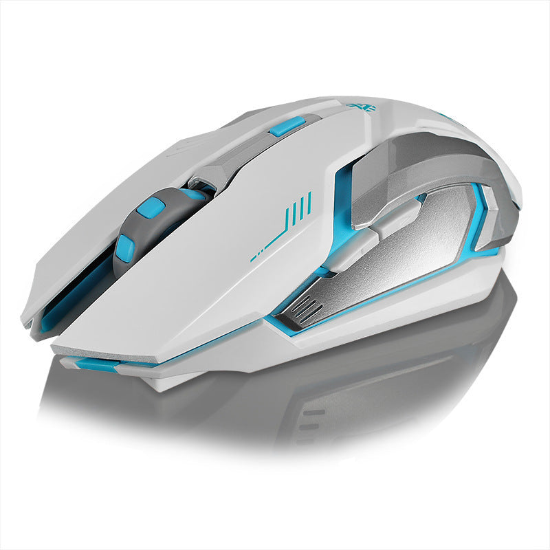 Souris sans fil rechargeable pour ordinateur portable, bureau, maison, universelle, jeu, silencieuse et lumineuse.