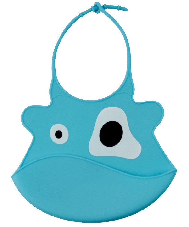 Nouveau design Bavoir pour bébé étanche silicone alimentation bébé salive serviette en gros nouveau-né dessin animé tabliers imperméables pour bébé Bibs