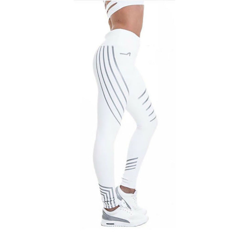 Pantalon de sport réfléchissant pour le yoga.