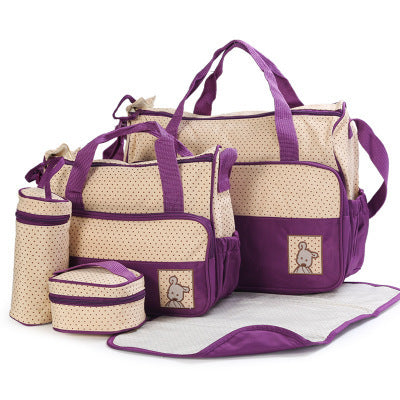 Sac à langer pour bébé Convient pour maman Porte-biberon Bébé Mère Maman Poussette Maternité Sacs à couches Ensembles