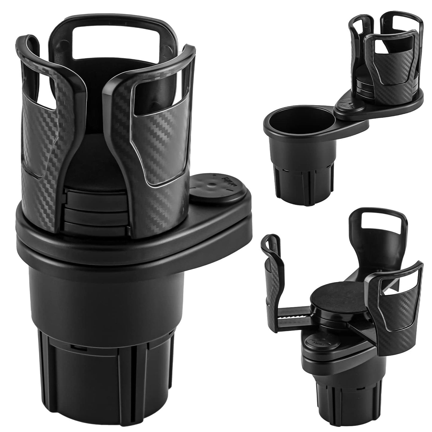 Porte-bouteille pour voiture pivotant à 360 degrés, porte-gobelet pour eau, rangement pour lunettes de soleil et téléphone, accessoires pour l'intérieur de la voiture