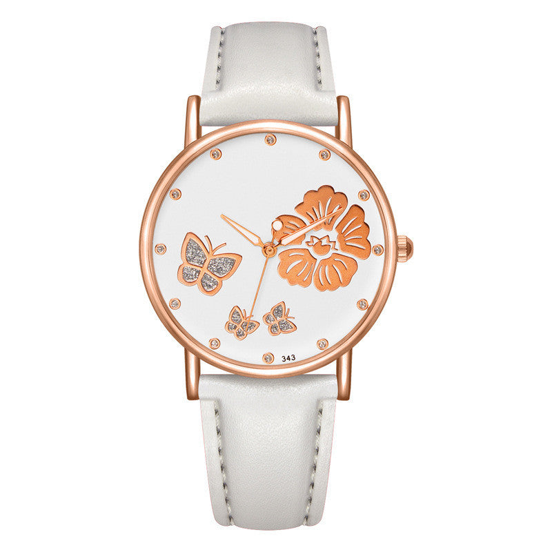 Montres pour dames avec ceinture en strass.