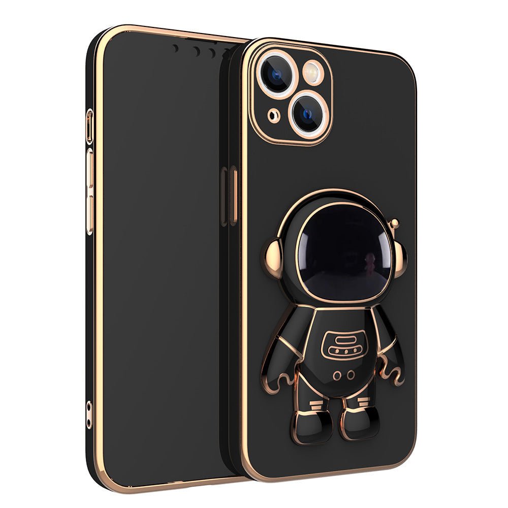 3D Astronaute Téléphone Cas Anti - Goutte Galvanoplastie Support - Ivory Deals Market