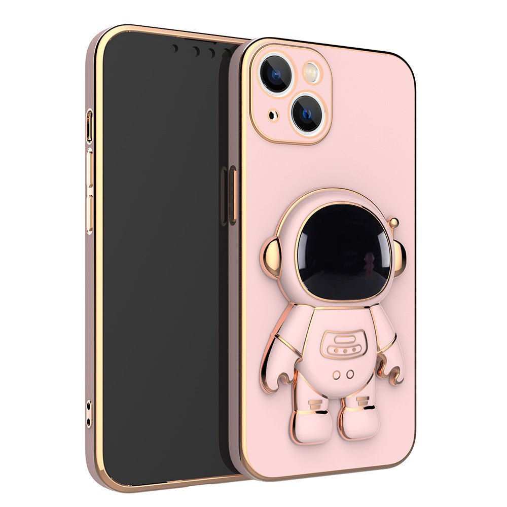 3D Astronaute Téléphone Cas Anti - Goutte Galvanoplastie Support - Ivory Deals Market