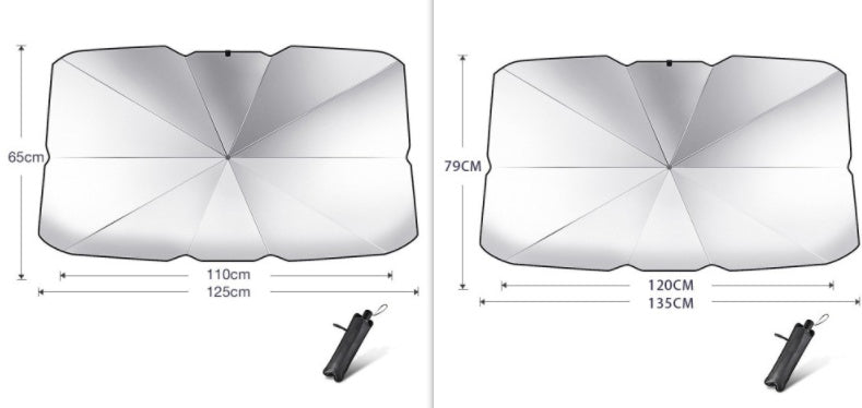 Parasol de protection UV pour pare-brise de voiture pliable, isolant thermique, couverture de fenêtre avant automatique, accessoire d'été pour l'intérieur