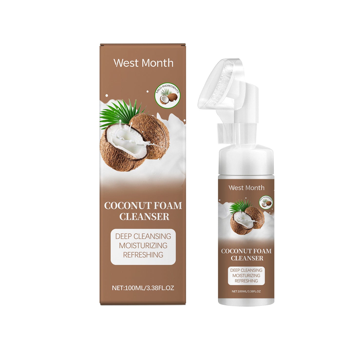 Nettoyant pour le visage en mousse de vitamine C