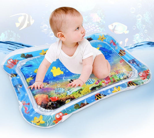 Tapis d'eau gonflable pour bébé, coussin d'eau pour l'été à la plage, pour les tout-petits. Jouets d'activité estivale pour bébés. Oreillers pour bébés.