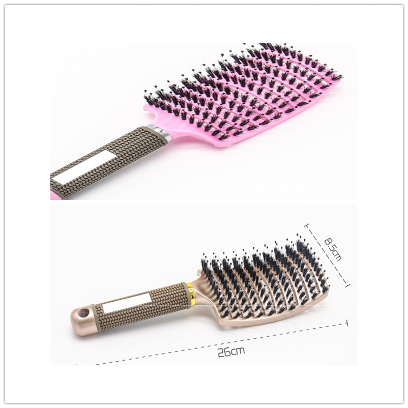 Brosse à cheveux Anti Klit Brushy Haarborstel Femmes Démêlant Brosse à cheveux Poils Nylon Cuir chevelu Massage Teaser Brosse à cheveux Peigne