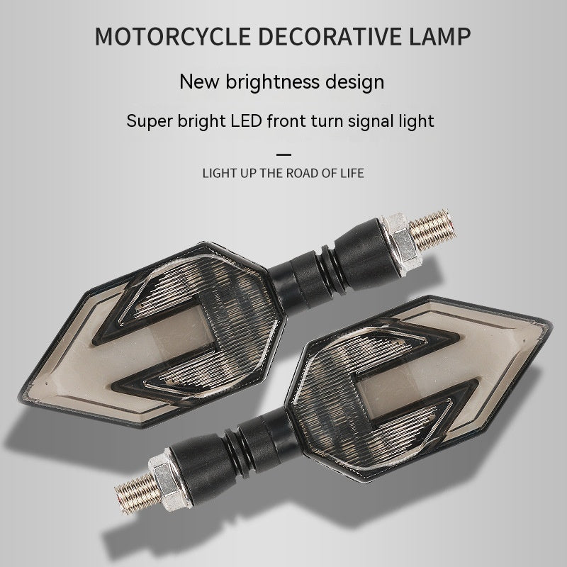 Lampe de signalisation directionnelle en forme de flèche pour moto électrique 12v modifiée - Ivory Deals Market