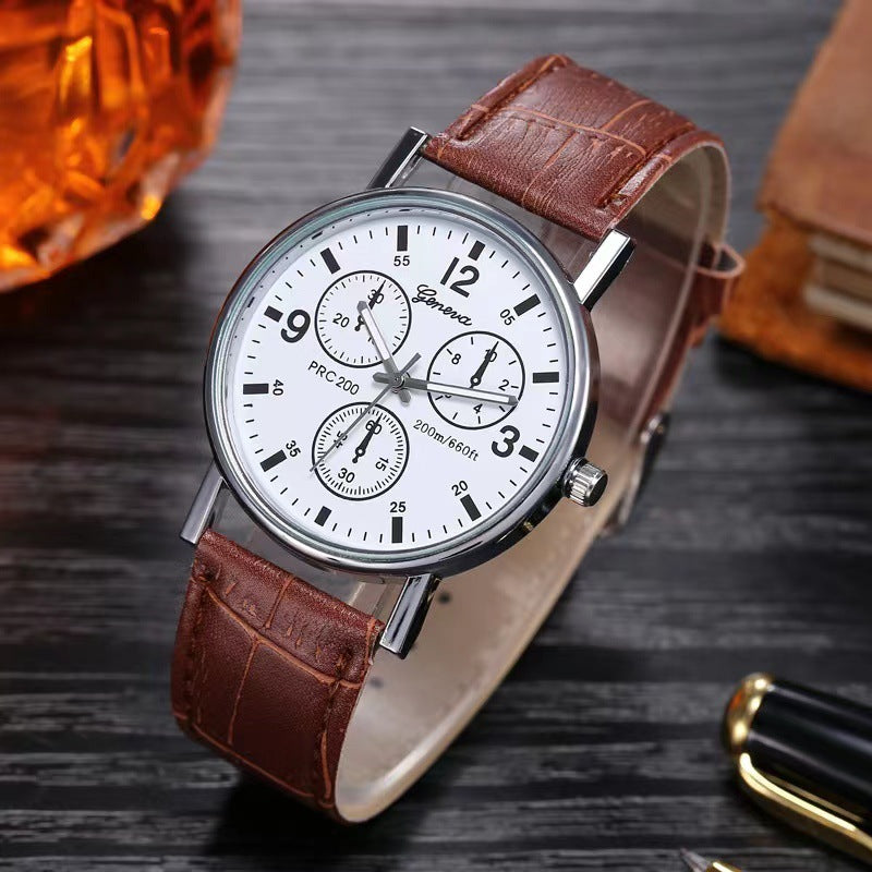 Montre à quartz pour homme assortie à toutes les tenues.