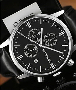 Montre pour hommes multifonction style coréen d'affaires en quartz