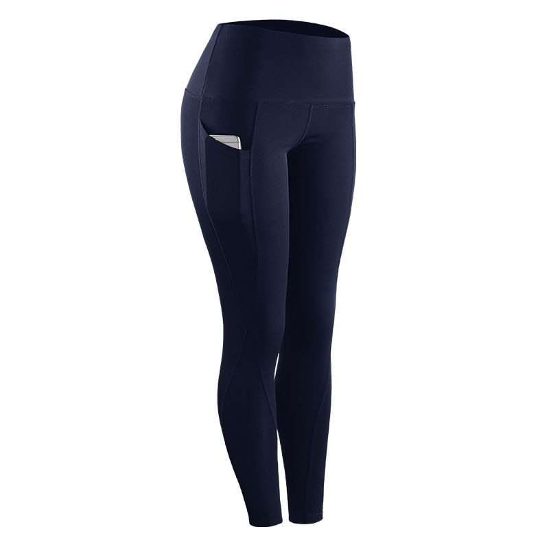 Leggings de compression pour femmes, leggings décontractés extensibles avec poche.