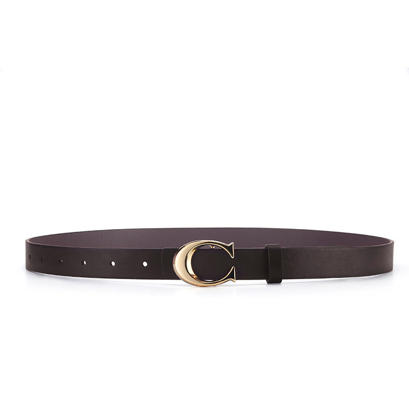 Ceinture fine pour femme, ajustée et élégante, assortie à toutes les tenues.