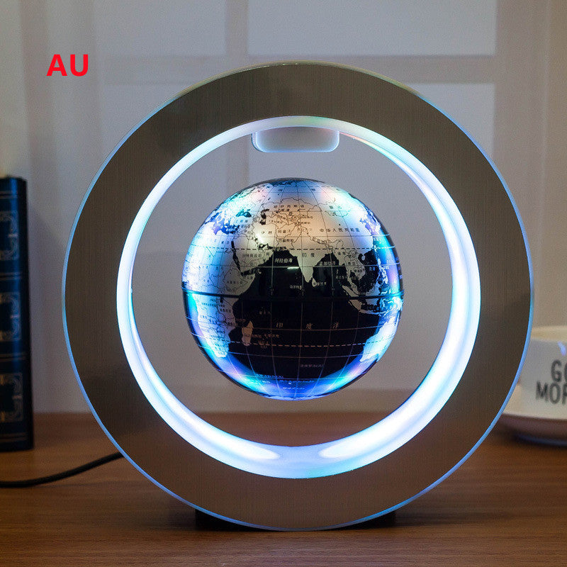 Rond LED Carte du monde Globe flottant Lumière à lévitation magnétique Anti Gravity Magic