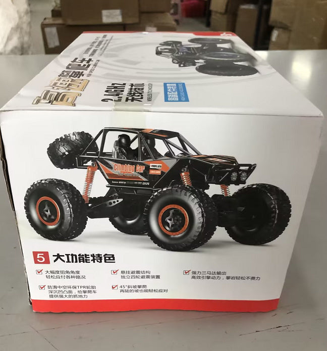 Véhicule télécommandé tout-terrain 4x4 à grande vitesse, jouet électrique RC 2,4 GHz pour enfants, cadeaux surprises