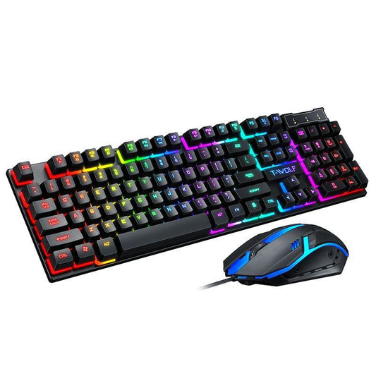 Suspendu Gaming Manipulateur Sentir Ordinateur USB Clavier Et Souris