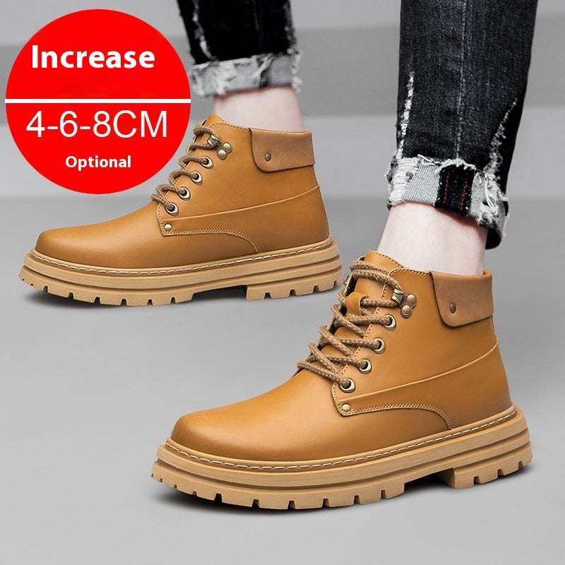 Martin Bottes Hommes Invisible Inner Top Sports Casual Britannique Rétro Workwear - Ivory Deals Market