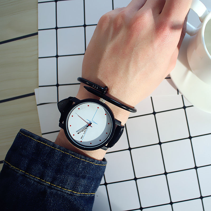 Montres pour couples d'hommes et de femmes étudiants