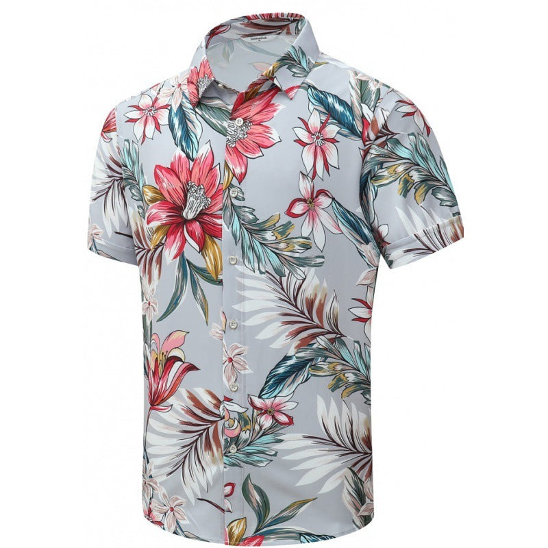 Chemise décontractée pour homme pour la plage.