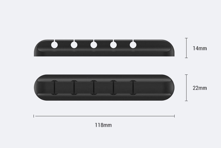 Silicone de stockage câble gestion câble pince - Ivory Deals Market