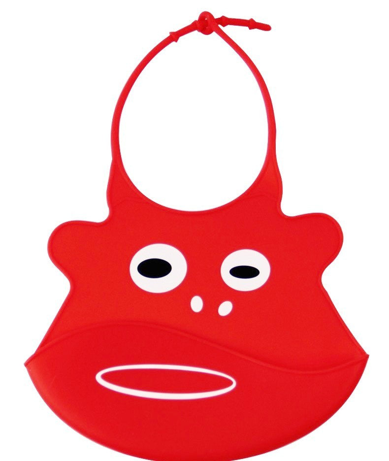 Nouveau design Bavoir pour bébé étanche silicone alimentation bébé salive serviette en gros nouveau-né dessin animé tabliers imperméables pour bébé Bibs