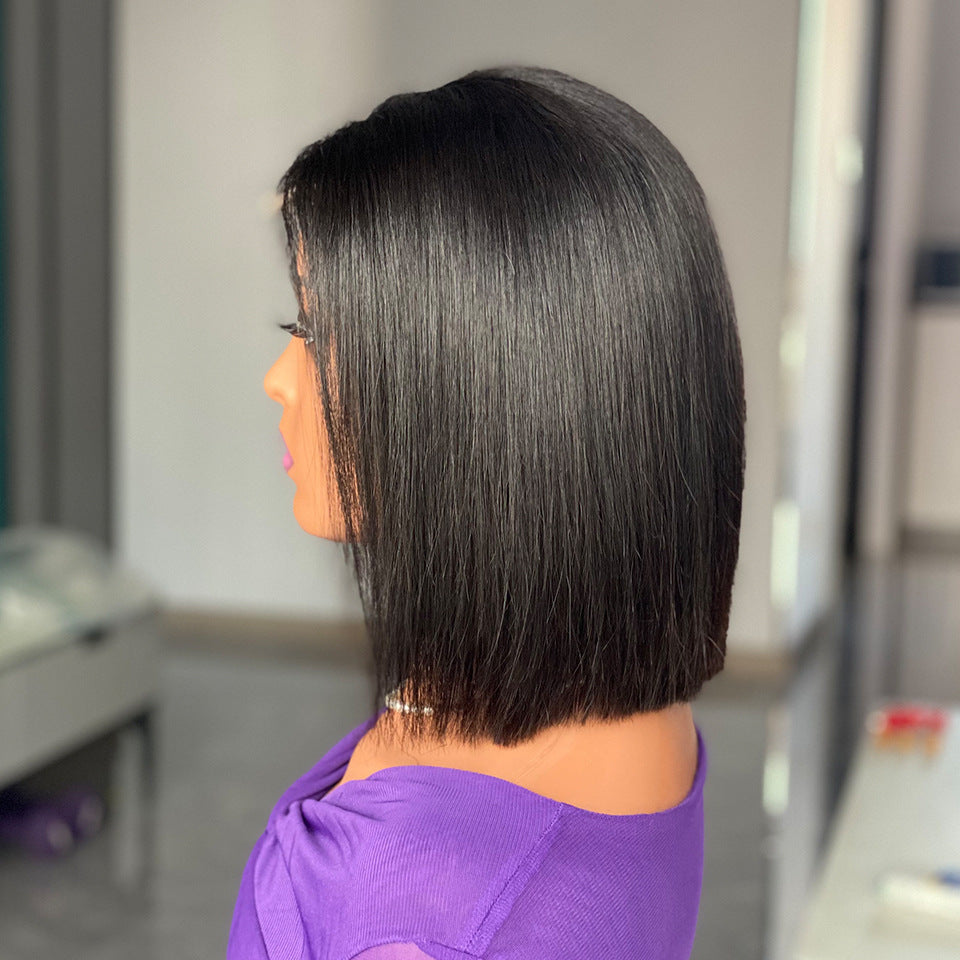 Perruques en cheveux humains 12A Vietnam Bone Straight Bob