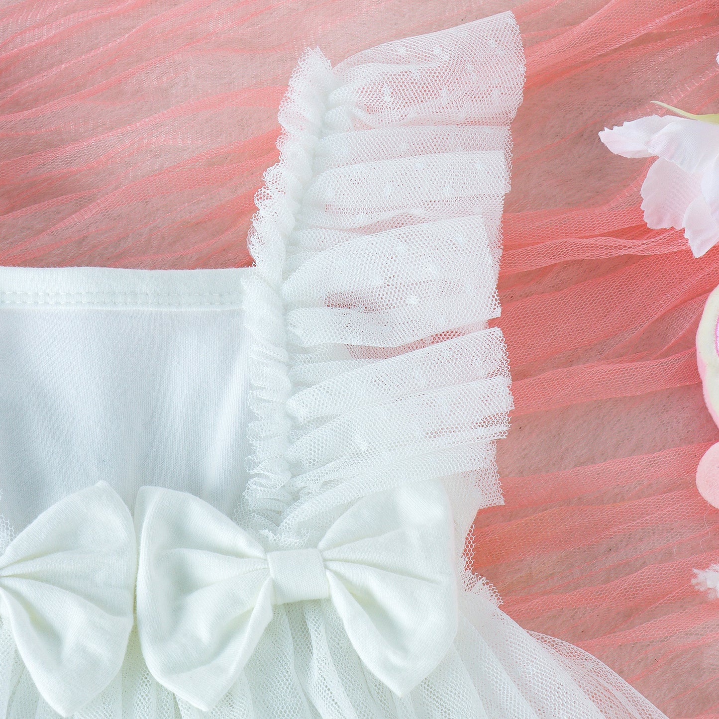 Combinaison Jupe Bébé Robe Princesse en Tulle Jupe Bébé Pantalon Combinaison Bébé