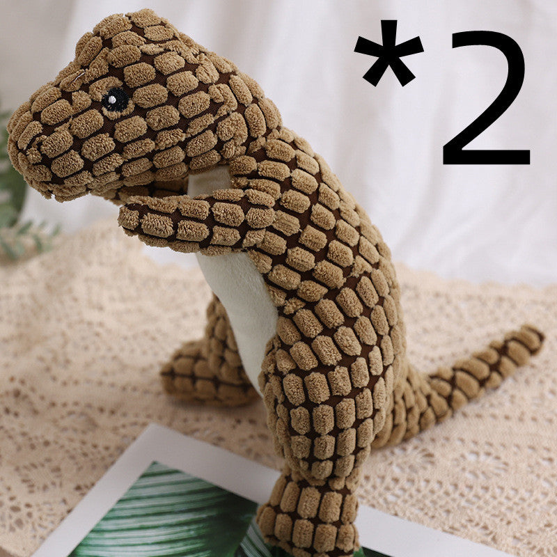 Morsure de chien Résistant En Peluche Sondage Jouet Dinosaure - Ivory Deals Market