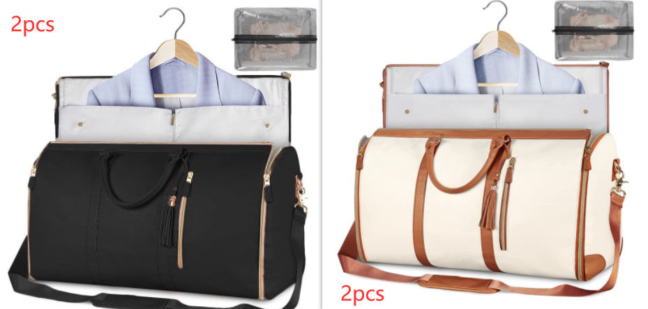 Sac à main de voyage grande capacité sac à main pour femmes, sac de costume pliant | fourre-tout imperméable - Ivory Deals Market