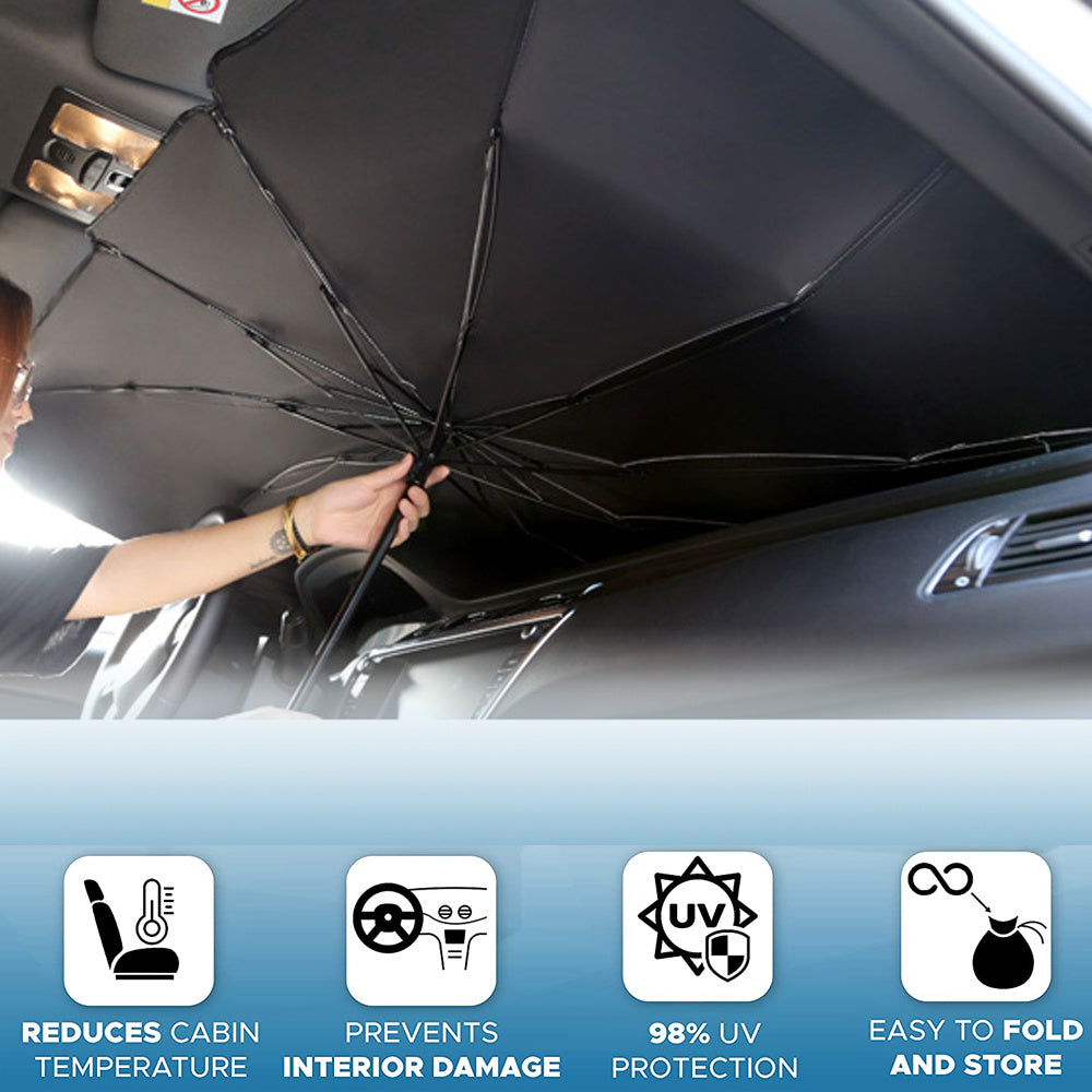 Parasol de protection UV pour pare-brise de voiture pliable, isolant thermique, couverture de fenêtre avant automatique, accessoire d'été pour l'intérieur