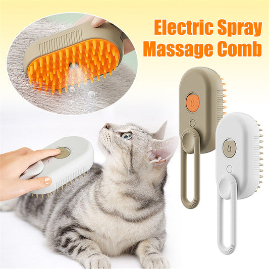 Pet Peigne Chien Vaporisateur Électrique Massage - Ivory Deals Market