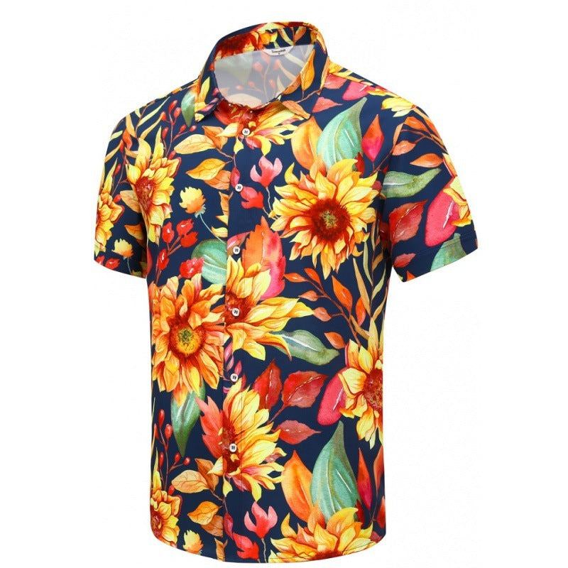 Chemise décontractée pour homme pour la plage.