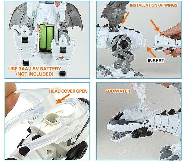 Dinosaure jouet robot intelligent.