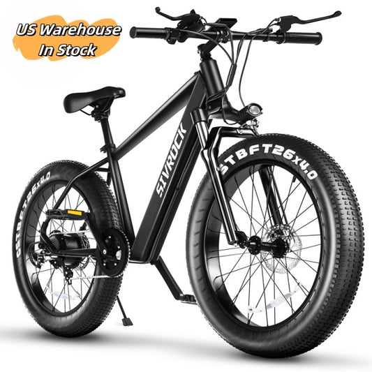 Bike Sivrock Electric Bike 26\'Fat Tire 1000W Motor 48V 15Ah Big Battery Mountain E-bike shimano 7-Speed