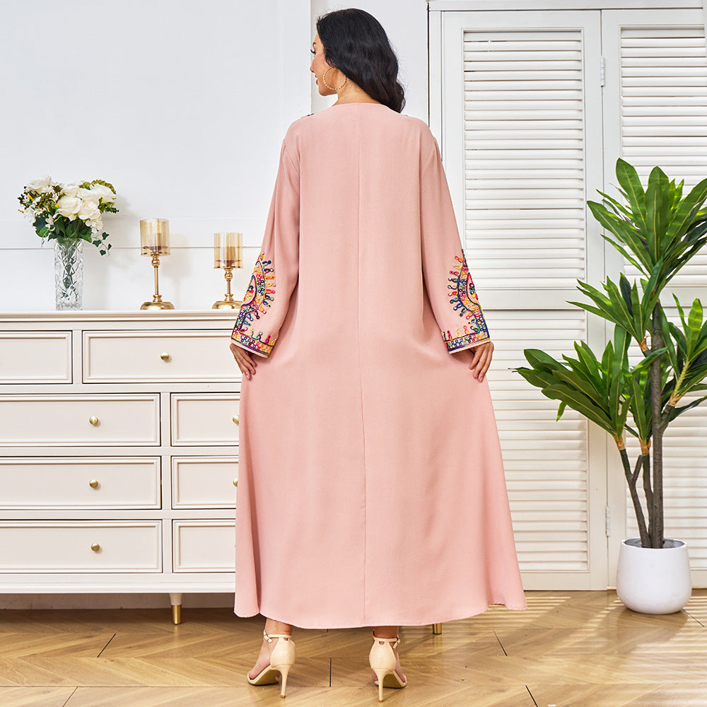 Nouvelle robe féminine nouvelle robe de broderie